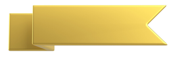 Ribbon tag. Price tag. 3D illustration.