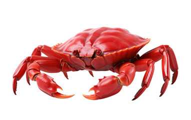 Crawling Crab Stuffed with His Hilarious legs on a Clear Surface or PNG Transparent Background.