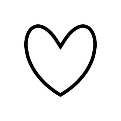 Heart icon vector. Love sign symbol vector. Heart vector icon illustration isolated on white background