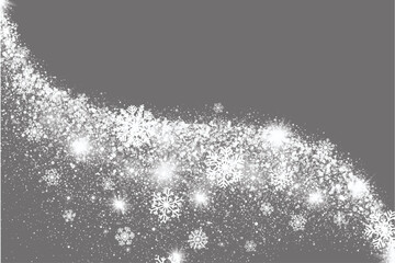  snowflakes wave vector