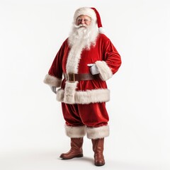 Santa claus on white background