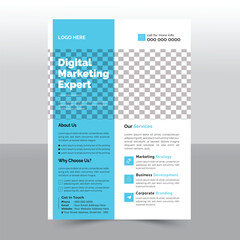 Corporate creative colorful business flyer template design set, abstract business flyer, vector template design or business poster template design,