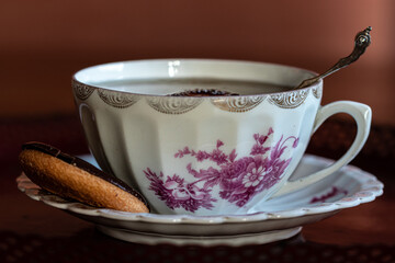 Cup of tea and cookie