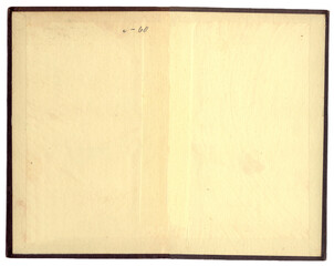 Alte Buchdeckel mit Vosatzpapier - gelblich vergilbt fleckig