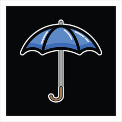 umbrella icon vector design template