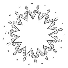 The Abstract Floral Mandala Illustration