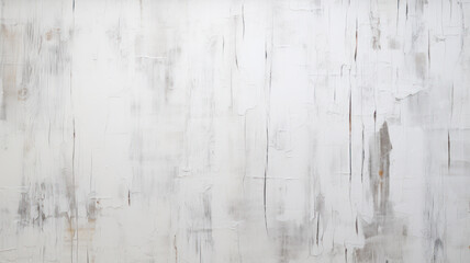 Close-Up of Painted White Wood Wall - Minimalism