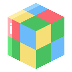 Flat Rubik icon