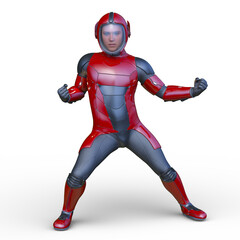 サイバーマン  3DCG レンダリング