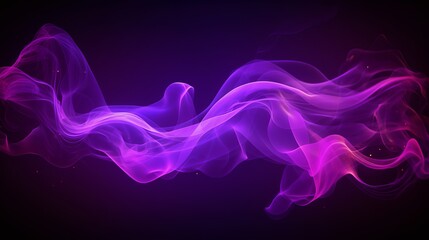 Obraz premium Purple smoke on a black background