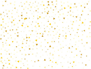 Holiday Golden Triangular Confetti