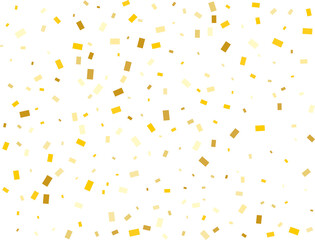 Luxury Gold Rectangular Confetti