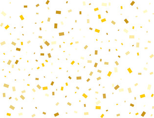 Luxury Gold Rectangular Confetti
