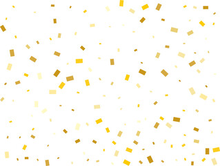 Luxury Gold Rectangular Confetti