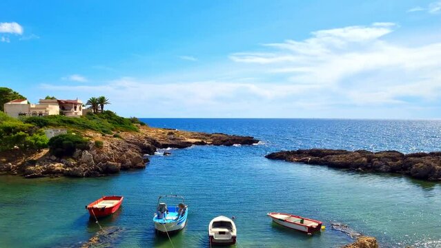 Baia d'Argento - Italy - Puglia - View of the beautiful bay Baia d' Argento
