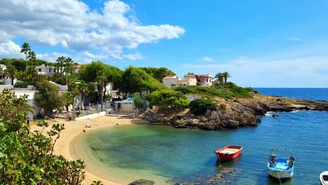 Baia d'Argento - Italy - Calabria - View of the beautiful bay Baia d' Argento