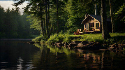 Cabin on a Lake