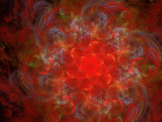 Imaginatory fractal abstract background Image