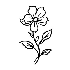 Obraz premium line drawing, line art png, line art prints, spring clipart, line art rose, rose clipart, floral svg, flower png, wildflower svg, flower clipart, bouquet svg, tattoo svg, line art, svg files, svg file