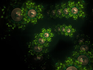 Imaginatory fractal abstract background Image