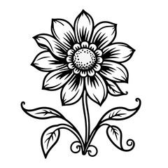 line drawing, line art png, line art prints, spring clipart, line art rose, rose clipart, floral svg, flower png, wildflower svg, flower clipart, bouquet svg, tattoo svg, line art, svg files, svg file