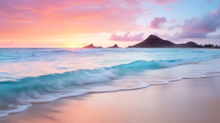 The surreal appearance, coupled with the unique water colors and pastel tones during sunset, creates a truly special and tranquil atmosphere.