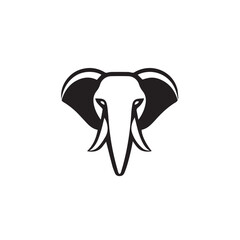 Elephant in cartoon, doodle style. 2d vector illustration in logo, icon style. AI Generative
