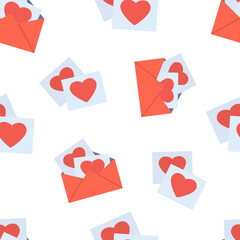 valentines day elements pattern. cartoon romantic love 14 February party celebration, hearts lips love sweets letters envelope ring gift boxes. vector cartoon minimalistic flat seamless pattern