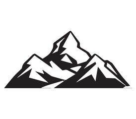 mountain silhouette abstract drawing eps,editable print ready