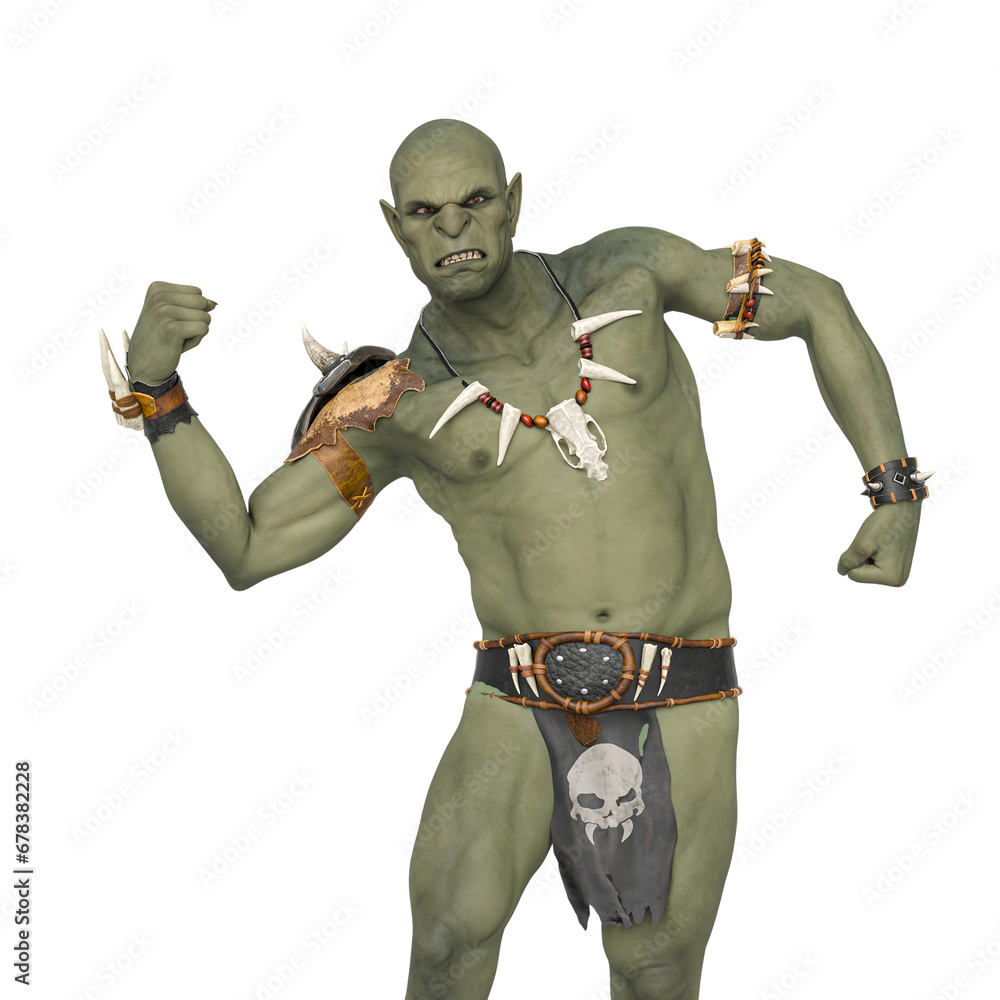 Wall mural master orc is angry - Wall murals