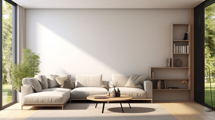 Modern living room interior Living Room, Home Interior, Indoors, Apartment. generative ai