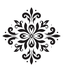 Floral pattern drawing, patterns, ready to print, eps,