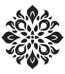 Floral pattern drawing, patterns, ready to print, eps,