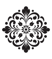 Floral pattern drawing, patterns, ready to print, eps,
