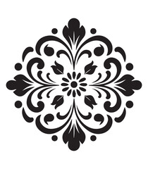 Floral pattern drawing, patterns, ready to print, eps,