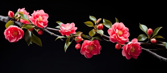Camellia twig