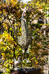 Autumn view of the Northern Cemetery is one of the largest cemeteries in Munich, Germany