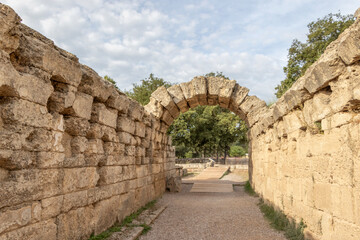 Entryway to the ancient stadium, Olympia