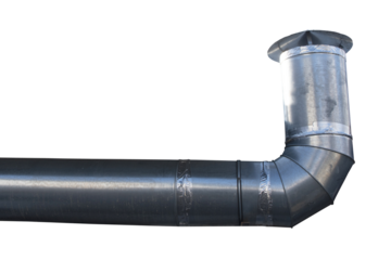 Ventilation pipe isolated
