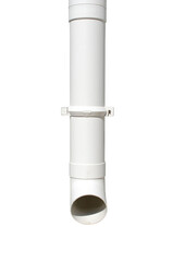 Plastic rain pipe isolated