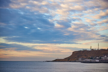 Black sea in Odesa Ukraine