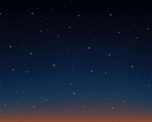 Night sky with stars. Vector illustration. Vector of starry night sky with sparkling star light magic divine sky. Illustration of starry sky with colorful stars, EPS 10 contains transparency.
