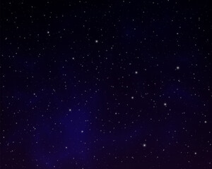 Naklejka na ściany i meble Night sky with stars. Vector illustration. Vector of starry night sky with sparkling star light magic divine sky. Illustration of starry sky with colorful stars, EPS 10 contains transparency.