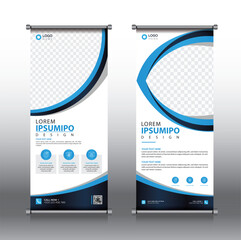 Roll up, roll up banner, rollup banner brochure flyer banner design template vector, roll up design modern x-banner and flag-banner. rectangle size.