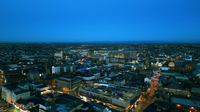 Cinematic video of the city Blackpool