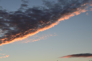 clouds at sunset