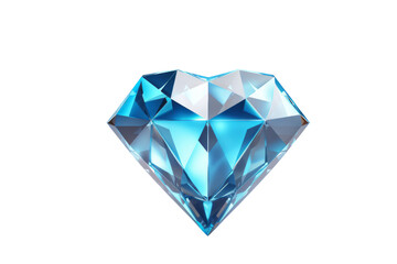 3D Rendering of Diamond Emoji Icon