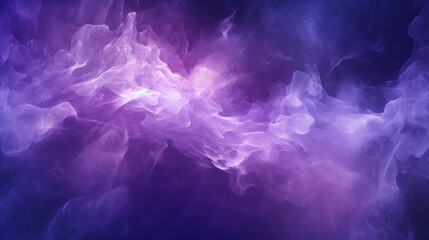 Fototapeta na wymiar Purple Smoke on Dark Background