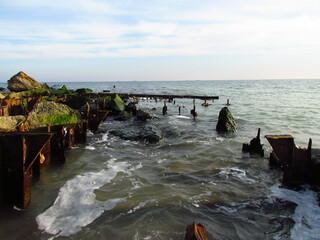 Black sea in Ukraine
