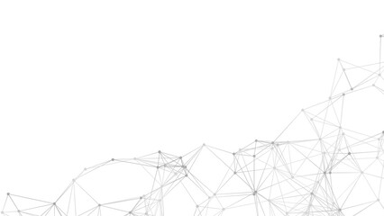 Abstract geometric background. Plexus mesh backdrop illustration.